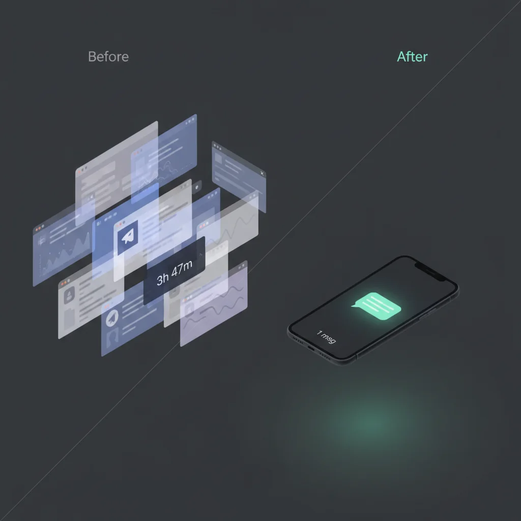 Before vs After: complexity vs simplicity